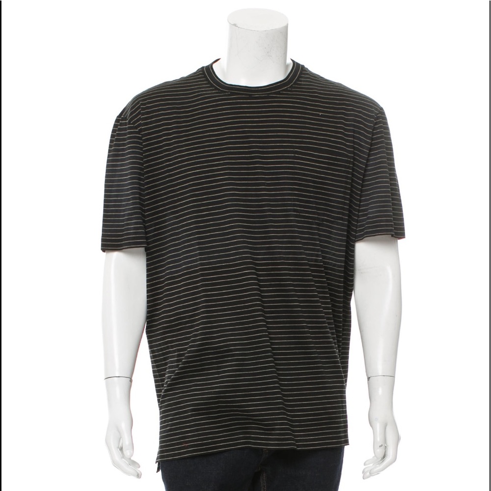 Lanvin: Striped Crew Neck T-Shirt w/Tags